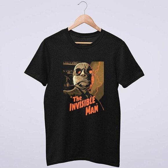 Renee F Other - The Invisible Man Retro Movie T Shirt Sci-Fi Horror Fan Gift Graphic Film Shirt